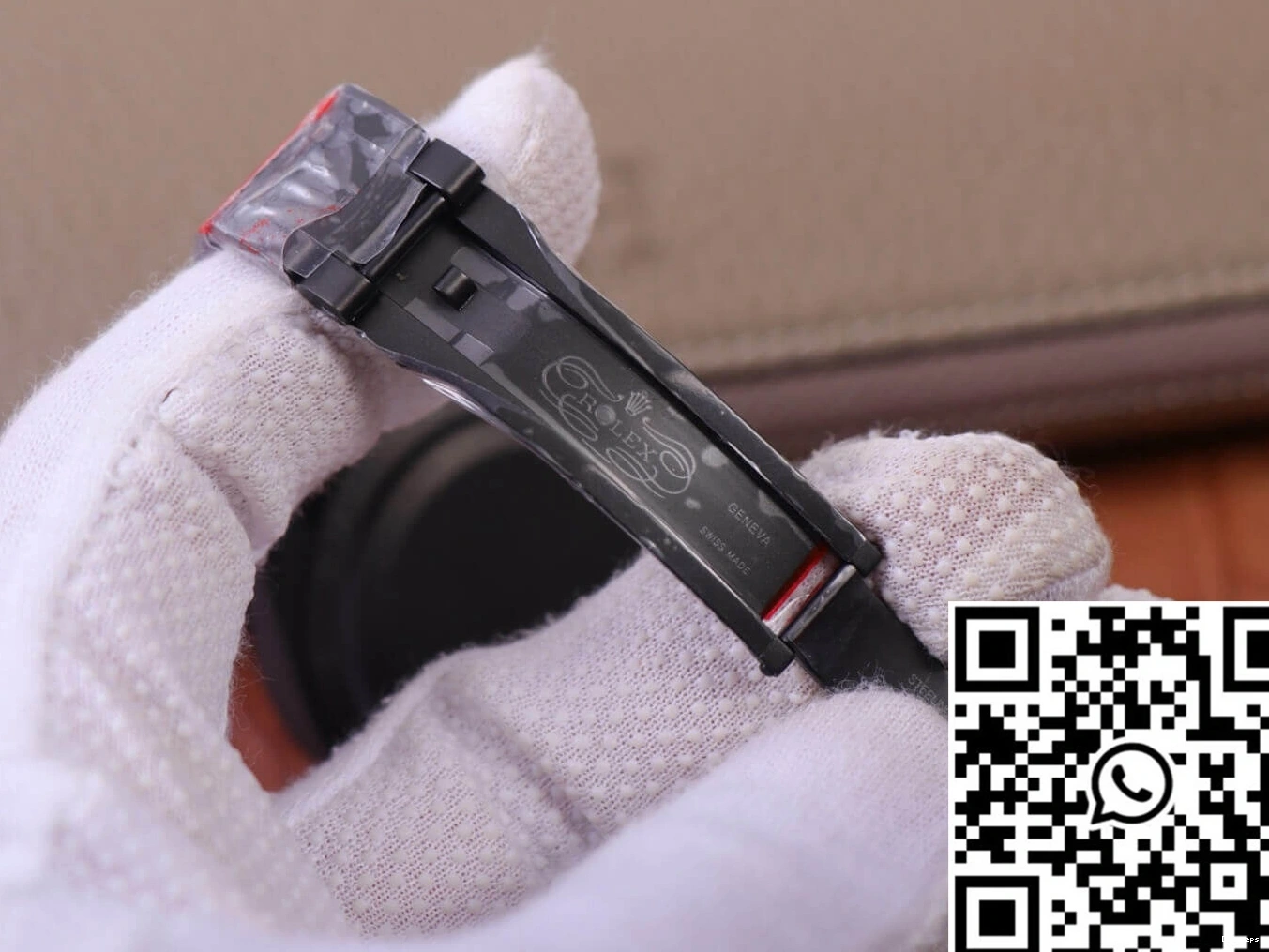 case Label Base Black LNT01HS-001 Design Replica Noir Rolex Milgauss watch Factory 116400 JB 0407